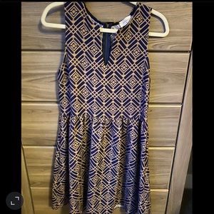 Everly Boutique Geometric Pattern Dress